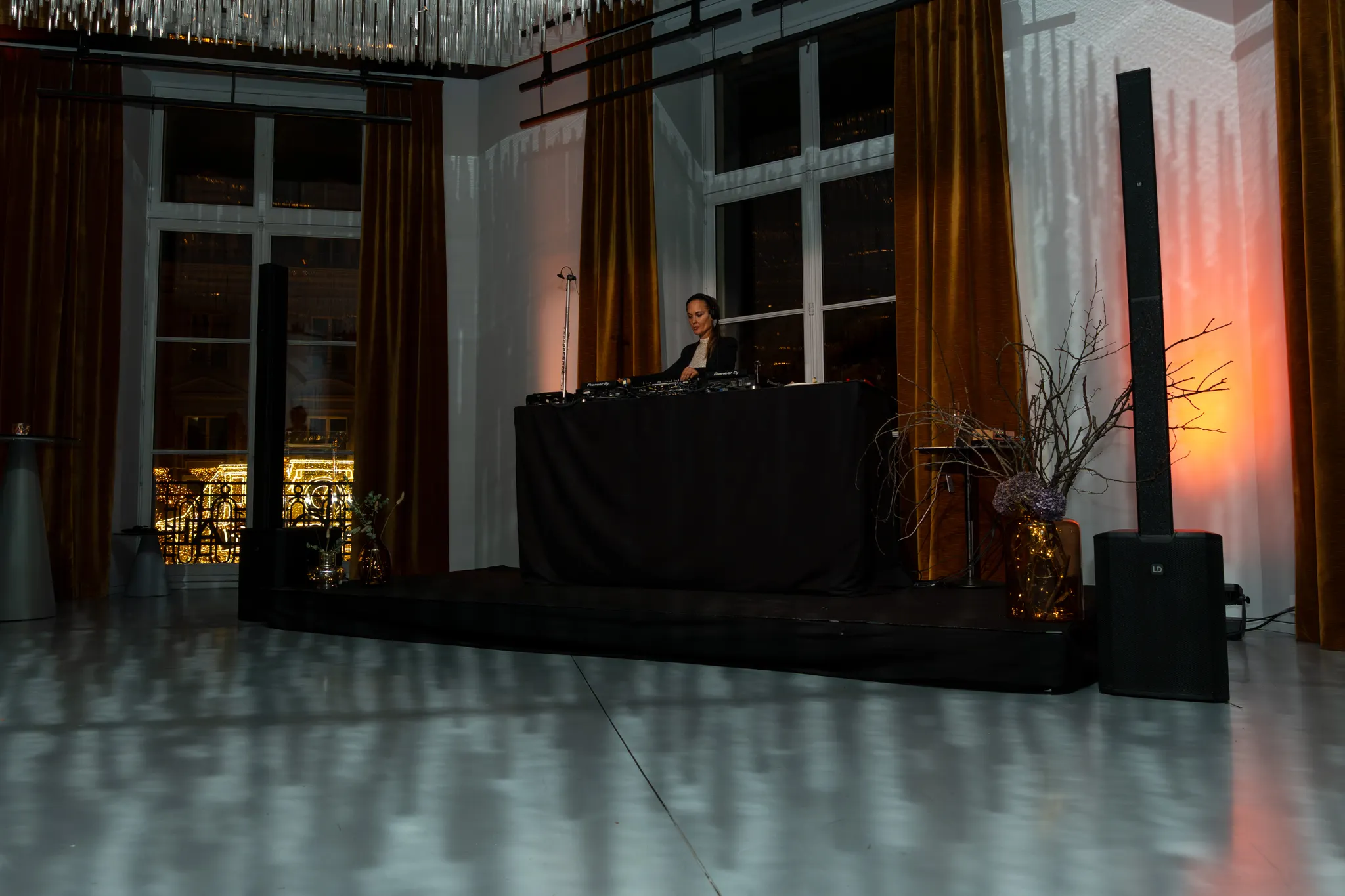 Éclairage ambiance blanche